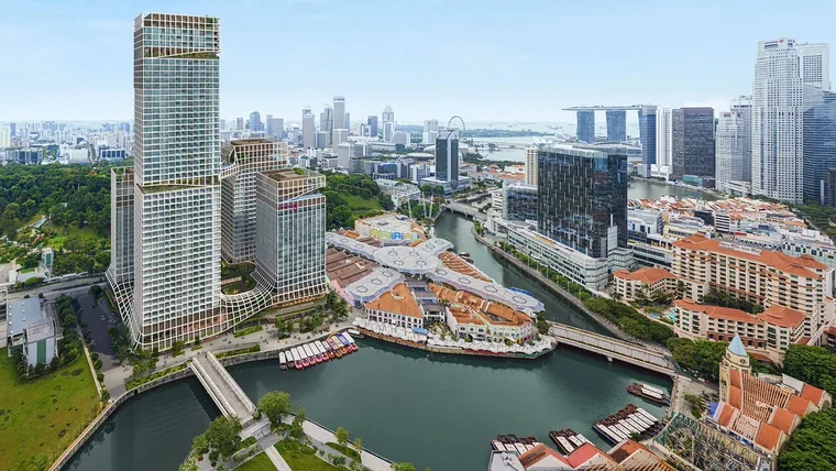 CanningHill Piers integrated development by CDL along the Singapore River